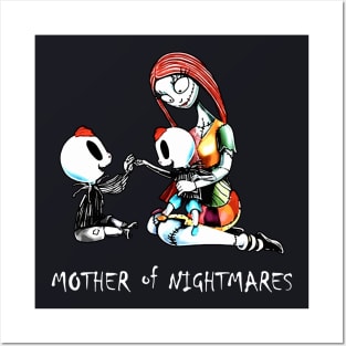 Mother Of Nightmares Two Boys Ladies Funny Happy Mother Posters and Art